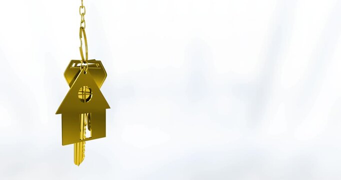 Red sign post over multiple christmas gift icons falling against grey background