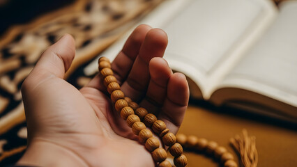 Fototapeta premium High-quality spiritual stock image expressing faith, focus and serenity. High quality photo