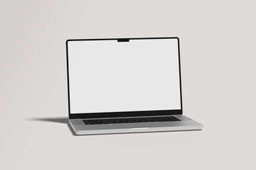 High Quality Laptop Black Mockup