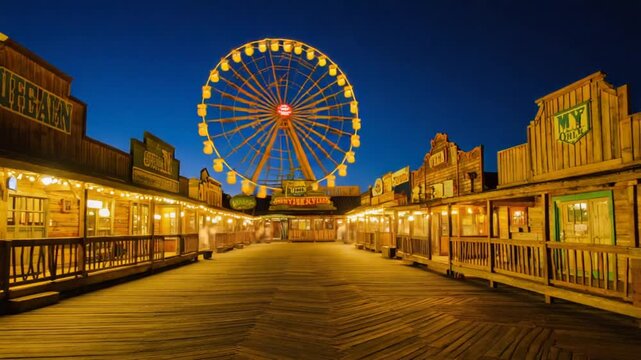 Theme park set in the far west.