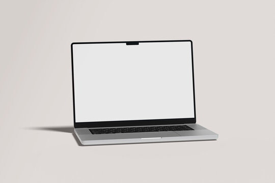 High Quality Laptop Black Mockup