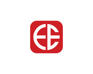 Obraz premium EE Logo Design. EE