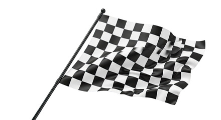 Obraz premium Waving Checkered Flag