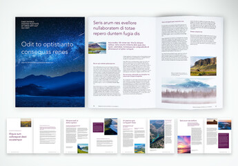 Nature & Travel Magazine Template