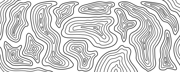 Map topo topography for line topographic contour and mountain terrain graphic. Relief hiking abstract for texture simple island and rock geographic earth. Map vector background for line