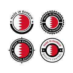 National flag of the Kingdom of Bahrain