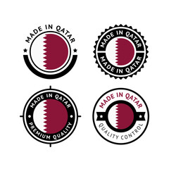 National flag of the State of Qatar