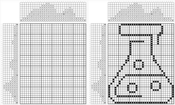 Beaker Icon Nonogram Pixel Art M_2601002