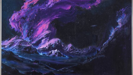 water splash in the dark