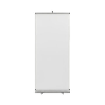 Blank roll up banner mockup