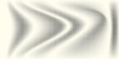 Fototapeta premium Comic halftone background. Vector retro dotted template for labels. White and black geometric gradient for pop art designs. Vintage backdrop with isolated pattern for cartoon book.