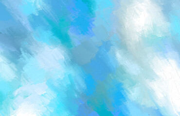 Abstract Blue Texture Background with Soft Brush Strokes