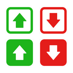 Up and down arrow button icon
