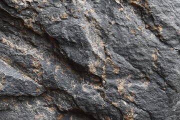 Fototapeta premium Close-up texture of dark stone, showcasing natural patterns and rich geological details for landscape design projects.
