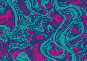 Obraz premium Abstract Gradient Wave Background with Blue Green Yellow Colors and Subtle Grain Texture for Banner or Cover