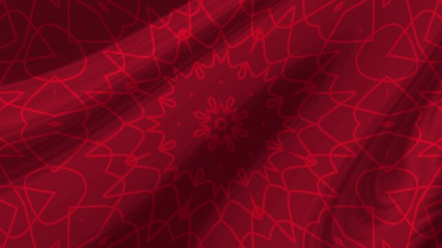 Abstract red patterned design with flowing shapes and lines, suitable for backgrounds, packaging, branding, and art prints. Bold and dynamic.