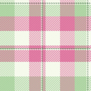 Winter background check plaid, carnival seamless vector fabric. Pastel texture pattern tartan textile in light and honey dew colors.