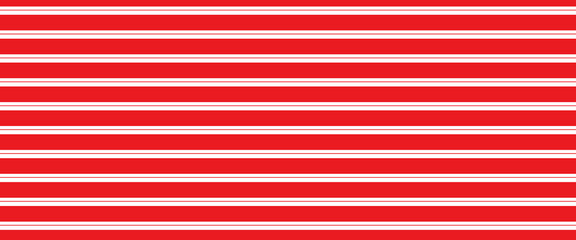 Vertical red and white stripes background. Seamless and repeating pattern.