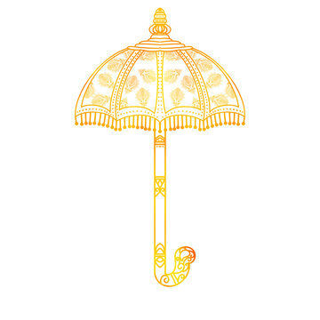 Indian umbrella wedding -  Chhatra or Chata