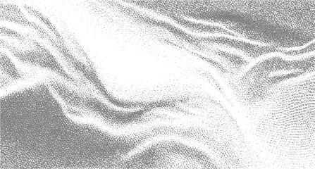 Abstract grey and white stippled texture with swirling organic shapes and flowing lines