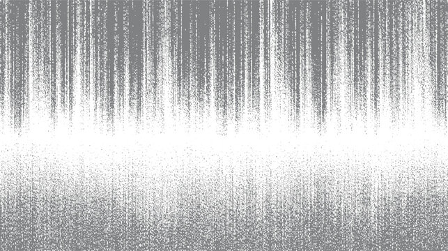 Abstract pattern of vertical gray lines and dots on white background texture