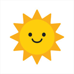 Smiling Sun illustration, Kids toy clipart, Playtime Digital File, Children Game Toy Art