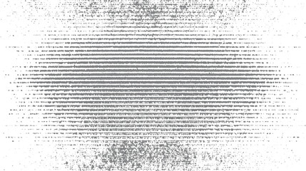 Grey horizontal lines and scattered dots on white background abstract texture pattern