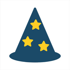 Wizard Hat with Stars illustration, Kids toy clipart, Playtime Digital File, Children Game Toy Art