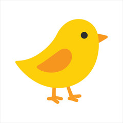 Yellow Bird illustration, Kids toy clipart, Playtime Digital File, Children Game Toy Art