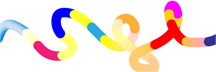 Abstract Color Lines Pattern. Vector Rainbow Gradient Ribbons.  happy birthday candles