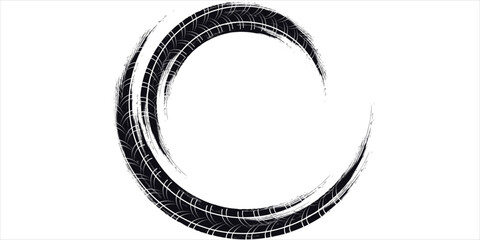 Tire tread marks, wheel textures, tire marks - car racing, motocross, drift, rally, off-road and others. © fathor