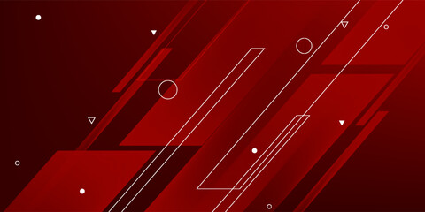 bold red banner background with abstract design and colorful elements. features a striking slash effect, perfect for modern projects.eps.10.