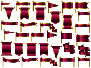 旗、線付、11ワイン