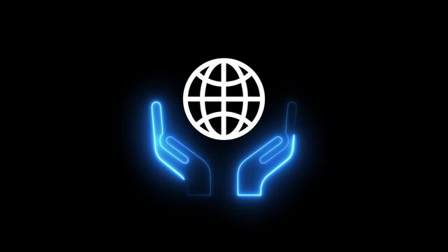 Social responsibility core value concept. CSR , eco green sustainable living, zero waste, plastic free, responsible consumption. Motion graphics of social responsibility idea. 4k video.