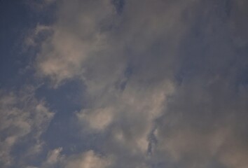 Overcast sky in rainy season 