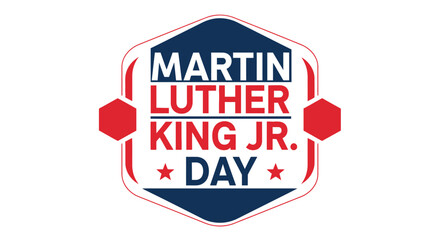 Obraz premium Graphic Design for Martin Luther King Jr. Day Celebration and Commemoration