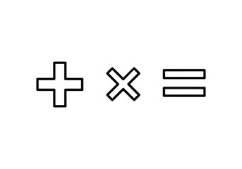 Basic mathematical symbols Vector