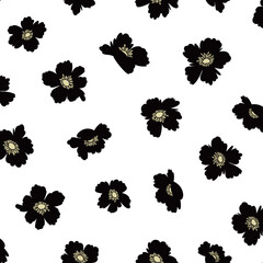 Abstract floral pattern perfect for textile design,