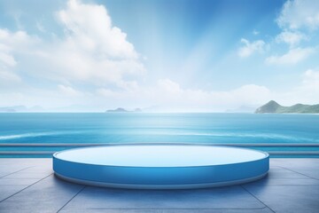 Fototapeta premium Ocean wide ocean outdoors horizon.