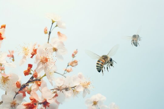 Insects flower blossom animal.