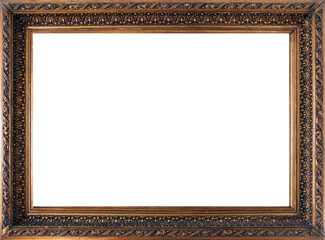 Alter antiker verzierter Bilderrahmen