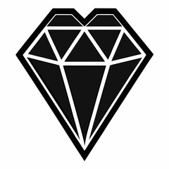 Diamond Heart Icon