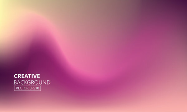 Abstract Gradient Wave Background with Soft Pink and Purple Colors