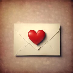 love heart valentine letter background