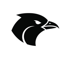 Naklejka premium Bird Head Logo Mark for Premium Brand Symbol