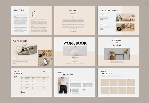 Course Workbook Design Layout