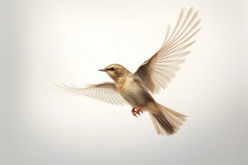 Obraz premium Plain magazine flying sparrow animal.