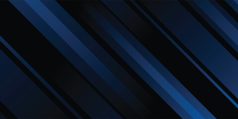 Obraz premium Banner background blue and black ,blue gradient.slash shape.vector.Banner background blue and black ,blue gradient.slash shape.vector.
