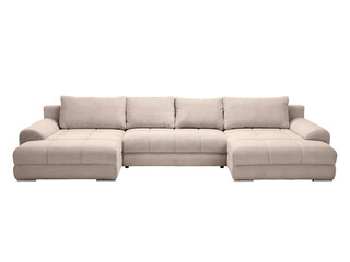 comfortable sofa isolated on white
