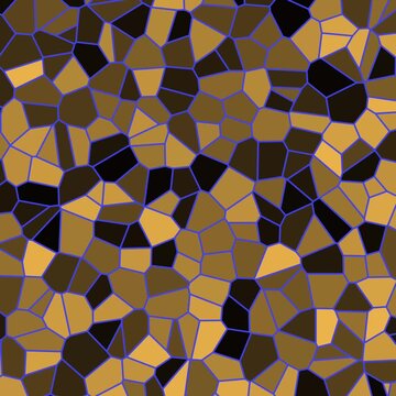 Geometric Hexagon Brown Background Seamless Loop Motion Graphic Digital Pattern Abstract Animation 3D Design Modern Minimalist Texture